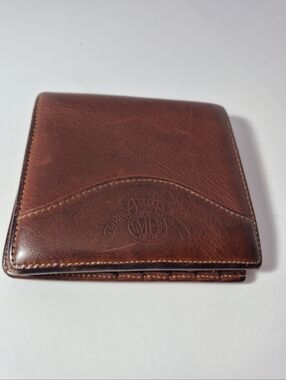 Ghurka Vintage Chestnut Leather Classic Bifold Wallet No. 101 Men’s